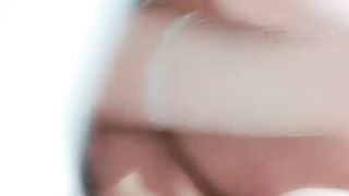 【69堂免费视频】红唇小少妇线下约炮粉丝光头男啪啪，情趣装白色网袜特写口交，翘起屁股后入抽插猛操，上位骑乘自己动掰开小穴