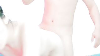 【69堂免费视频】纹身大哥大，后入玩穴白嫩猫耳朵少妇，大奶子一晃一晃的狠狠操逼