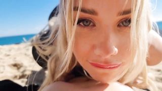 【69堂午夜视频】我们在公共海滩上被陌生人抓到做爱性交后入大屁股内射