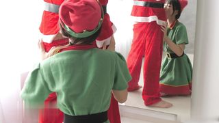 【69堂午夜视频】圣诞体验装的女友被轮奸