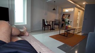 【69堂午夜视频】剧情演绎，我害羞的女室友，被洋屌无套爆肏内射