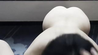 【69堂午夜视频】落地窗前猛干大屁股骚货