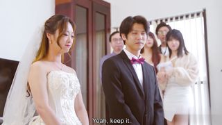 【69堂午夜视频】櫻櫻淫荡新娘婚礼派对在丈夫旁边被操了